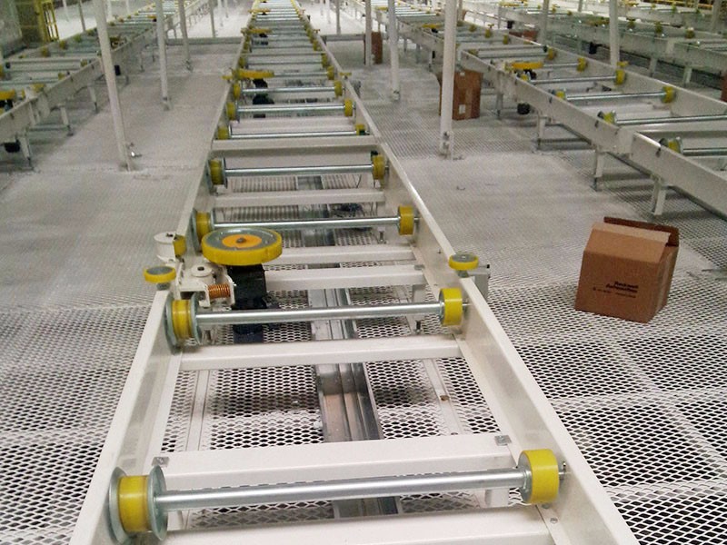 摩擦滚床输送机