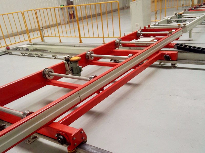 摩擦滚床输送机